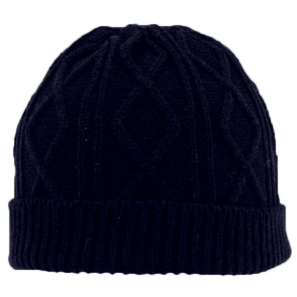 OTTO CAP 12" Cable Knit Beanie w/ Rib Knit Cuff Thumbnail