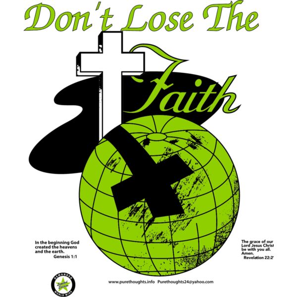 Dont Loose Faith Lime Green Thumbnail