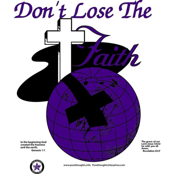 Dont Loose Faith Purple Thumbnail